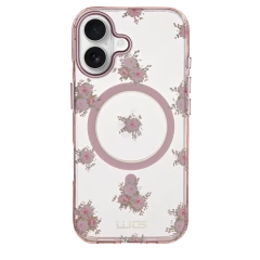Pouzdro Floral Magnet iPhone 17 růžová