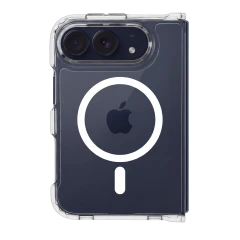 Pouzdro Comfort Magnet iPhone Duo průhledná